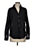 Grayson 100% Cotton Black Long Sleeve Blouse Size Sm (2) - photo 1