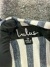 Lulus 100% Viscose Stripes Gray Short Sleeve Blouse Size S - photo 7