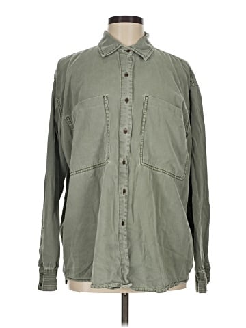 ONE X ONETEASPOON Long Sleeve Button-Down Shirt (view 1)