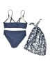 Unbranded Floral Blue Two Piece Swimsuit Size 11 - photo 2