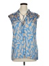 Assorted Brands Blue Sleeveless Button-Down Shirt Size EU 46 / US 16 - photo 1