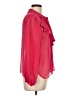 Zara Red 3/4 Sleeve Blouse Size L - photo 4