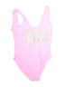 Unbranded Graphic Pink One Piece Swimsuit Size S - photo 1