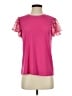 CeCe Pink Short Sleeve Top Size S - photo 1