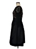 Eliza J 100% Polyester Argyle Black Cocktail Dress Size 6 - photo 5