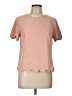 Monteau Pink Short Sleeve Top Size L - photo 1