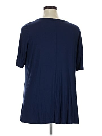 LOGO by Lori Goldstein Short Sleeve Top (view 2)