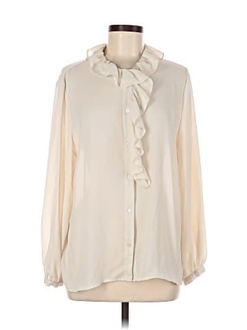 Nili Lotan Long Sleeve Blouse (view 1)