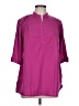 Assorted Brands Purple 3/4 Sleeve Blouse Size L - photo 1