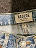 AGOLDE 100% Cotton Blue Denim Shorts Size 25 waist - photo 3