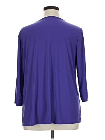 Attitudes by Renee 3/4 Sleeve Top (view 2)