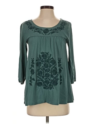 Garnet Hill 3/4 Sleeve Blouse (view 1)