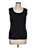 misook Black Sleeveless T-Shirt Size L - photo 1