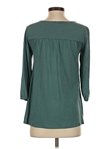 Garnet Hill 3/4 Sleeve Blouse (view 2)
