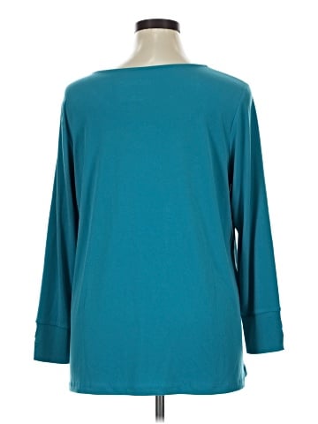 Susan Graver 3/4 Sleeve Top (view 2)
