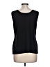 misook Black Sleeveless T-Shirt Size L - photo 2