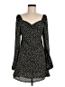 Missguided 100% Polyester Polka Dots Black Casual Dress Size 6 - photo 1