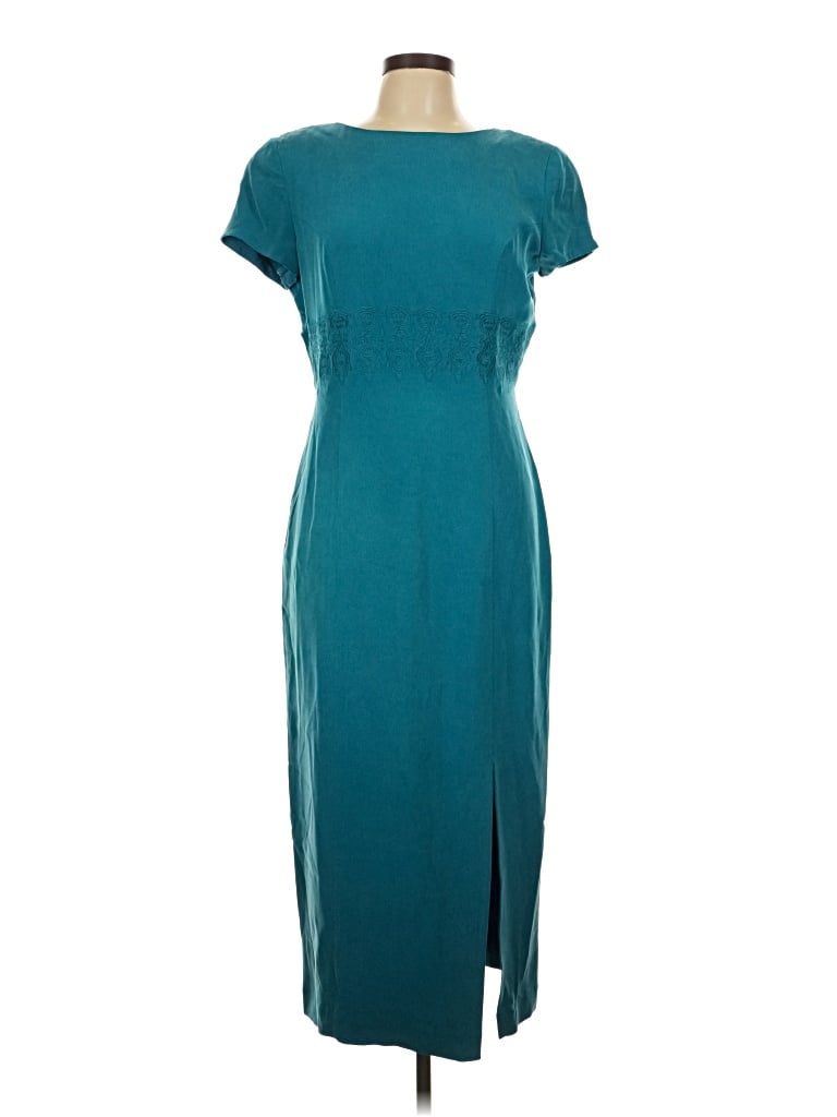 Pre-owned Talbots Casual Dress In Teal