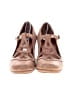 Indigo 100% Leather Brown Heels Size 6 - photo 2
