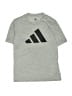 Adidas 100% Recycled Polyester Gray Active T-Shirt Size 6 - photo 1