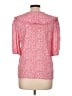 WAYF 100% Rayon Pink Short Sleeve Blouse Size L - photo 2