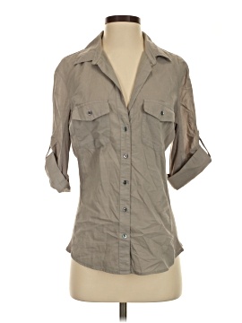 James Perse 3/4 Sleeve Button Down Shirt