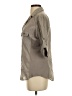 James Perse Gray 3/4 Sleeve Button-Down Shirt Size 4 - photo 5