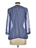 Gap Outlet Blue 3/4 Sleeve Blouse Size L - photo 2