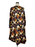 Assorted Brands Print Yellow Casual Dress Size 1X - photo 1