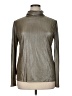 Ann Taylor Metallic Silver Long Sleeve Turtleneck Size XL - photo 1