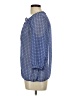 Gap Outlet Blue 3/4 Sleeve Blouse Size L - photo 5