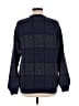Bill Blass Checkered-gingham Blue Pullover Sweater Size M - photo 2