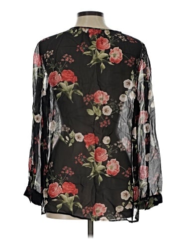 Joie 3/4 Sleeve Silk Top (view 2)