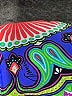 Unbranded Paisley Ivory Purple Swimsuit Top Size M (estimated) - photo 3