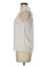 Ann Taylor LOFT Ivory Sleeveless Blouse Size Med Petite - photo 5