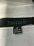 Mono b 100% Rayon Color Block Ivory Long Sleeve Button-Down Shirt Size S - photo 7