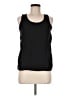 Ann Taylor 100% Polyester Black Tank Top Size M (petite) - photo 1