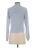 Privacy Please Blue Long Sleeve Turtleneck Size S - photo 2