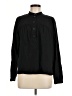 J.Crew 100% Cotton Black Long Sleeve Blouse Size M - photo 1