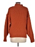 Unbranded 100% Acrylic Solid Orange Turtleneck Sweater Size M - photo 2