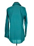 Foxcroft Solid Teal Long Sleeve Blouse Size 10 - photo 2