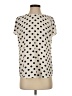 CeCe Polka Dots Ivory Short Sleeve Blouse Size S - photo 1