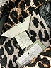 H&M 100% Viscose Animal Print Gold Shorts Size S - photo 3