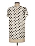 CeCe Polka Dots Ivory Short Sleeve Blouse Size S - photo 2