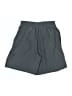 Nike 100% Polyester Solid Gray Athletic Shorts Size L - photo 2