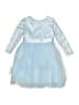 Unbranded 100% Polyester Blue Dress Size 4 - 5 - photo 1