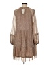 Hem & Thread Tan Cocktail Dress Size M - photo 2