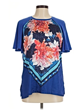 Dg^2 By Diane Gilman Short Sleeve Blouse