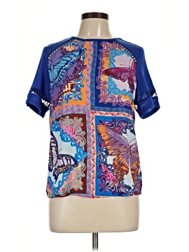 Dg^2 By Diane Gilman Short Sleeve Blouse