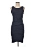 Leith Solid Gray Casual Dress Size M - photo 1